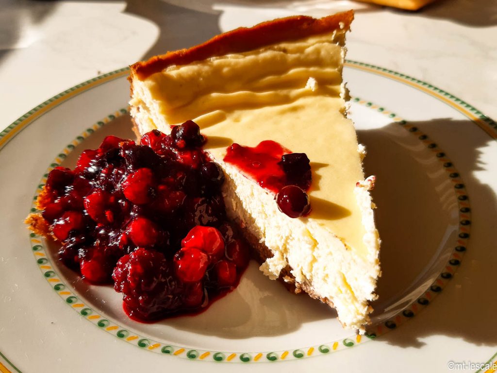 Cheesecake à la vanille