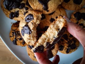 Cookies beurre de cacahuètes & chocolat